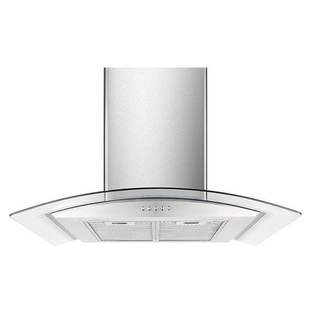 Dunstabzugshaube 84 cm Edelstahl/Glas - 650 m³/h - jetzt bis zu 32% reduziert