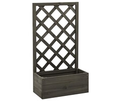 Vidaxl Pflanzkasten mit Rankgitter, 50x25x90 cm, Fichtenholz, bis zu 38% Rabatt