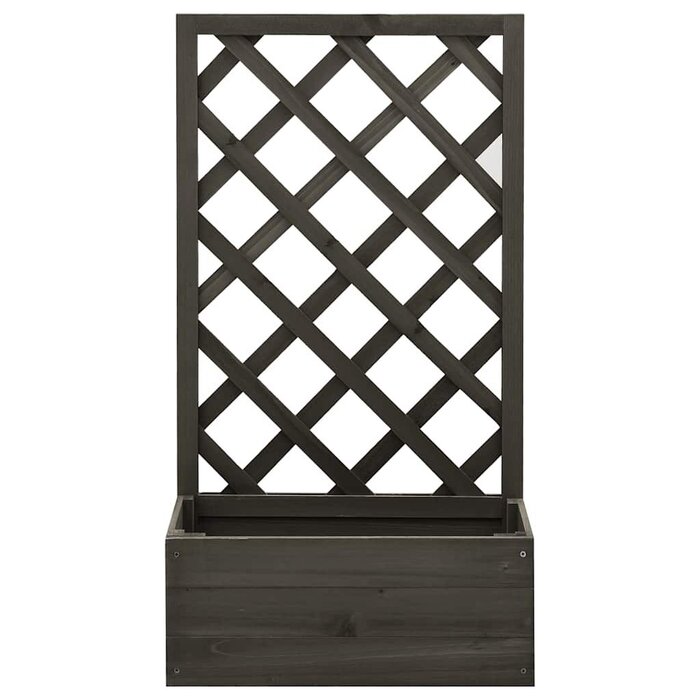 Vidaxl Pflanzkasten mit Rankgitter, 50x25x90 cm, Fichtenholz, bis zu 38% Rabatt