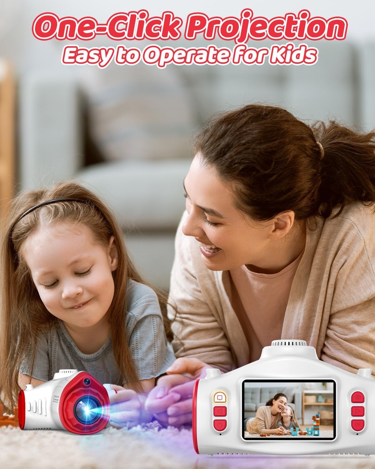 3-in-1 Kinderkamera mit Projektor & 48 MP - Jetzt bis zu 40% sparen!