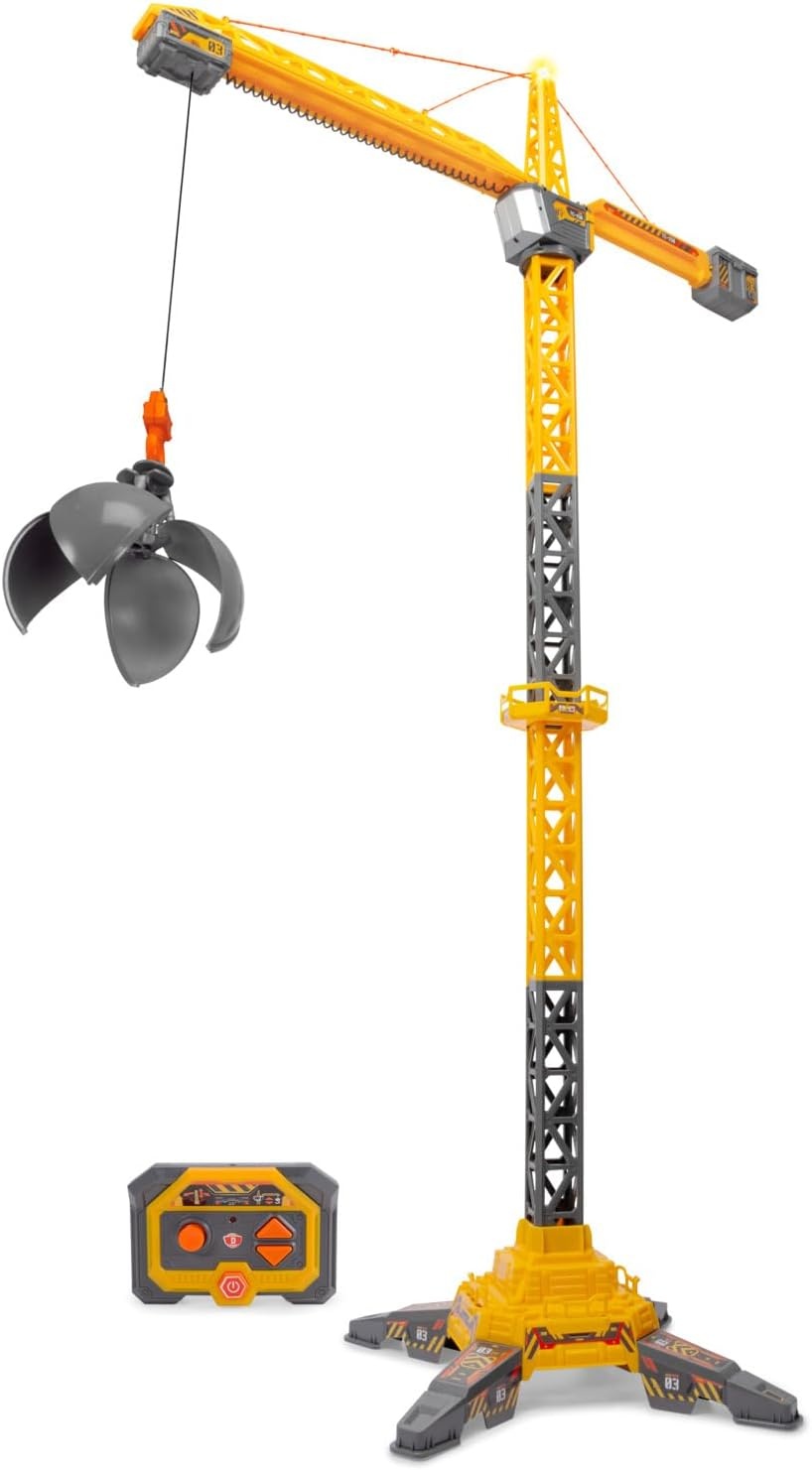 Riesiger RC-Spielzeugkran 150 cm - Ferngesteuert mit Licht - bis zu 40% sparen