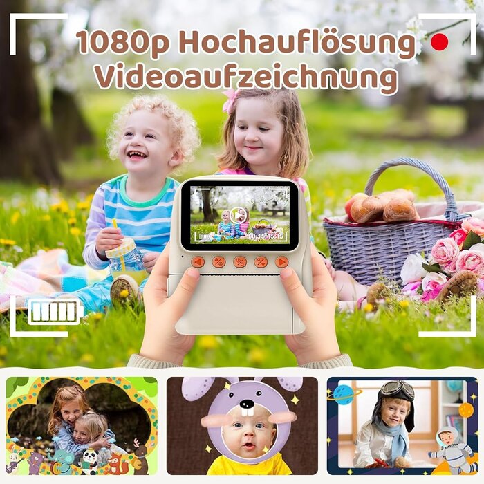 Digitale Sofortbildkamera für Kinder, 48MP - Jetzt bis zu 39% Rabatt sparen