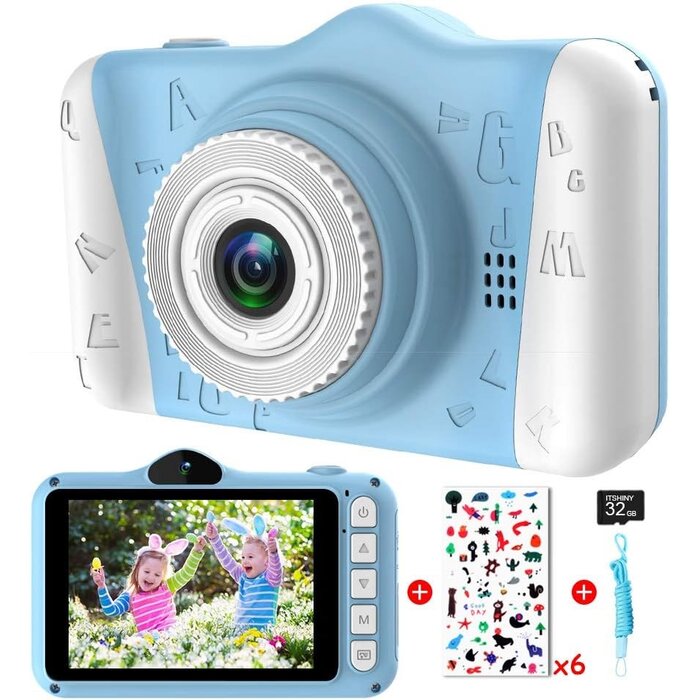 Digitale Kinderkamera 3,5 Zoll, 1080P, 32GB - Jetzt bis zu 39% Rabatt