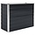 Stabiles Hochbeet 100x40x77 cm, verzinkter Stahl, Anthrazit - bis zu 40% sparen