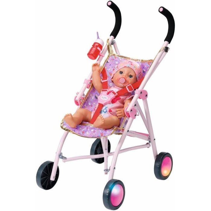 Baby Born Puppenbuggy Weltraum-Design mit LED-Rädern - Jetzt bis zu 39% Rabatt sparen