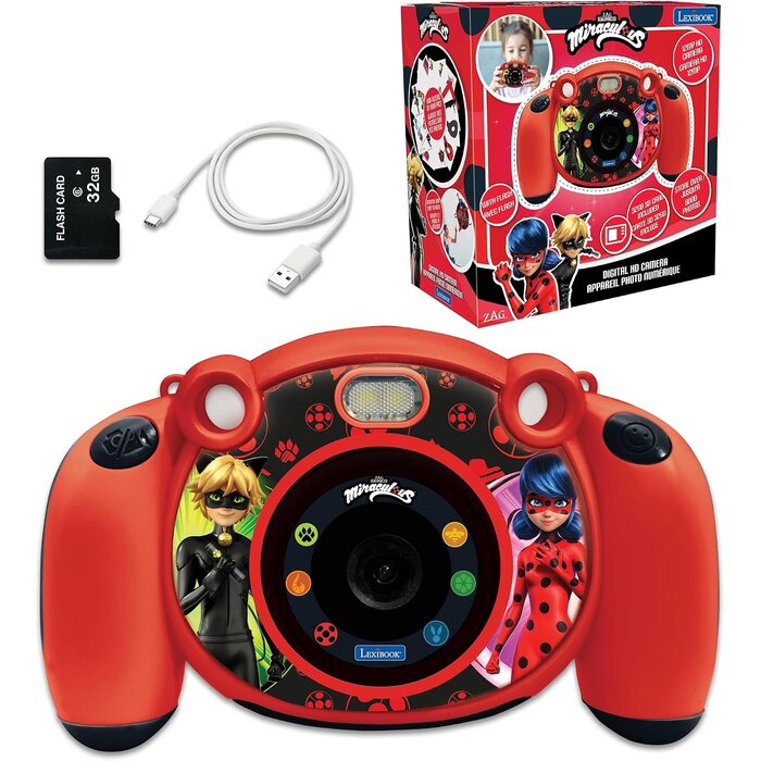 Lexibook Digitale Kinderkamera 4-in-1 - HD, MP3 & Spiele - Blau, bis zu 39% Rabatt