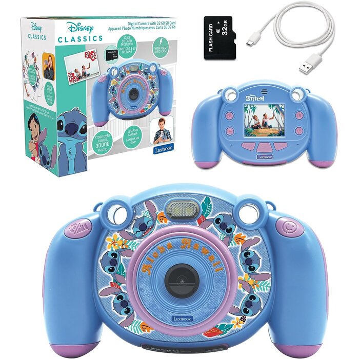Lexibook Digitale Kinderkamera 4-in-1 - HD, MP3 & Spiele - Blau, bis zu 39% Rabatt