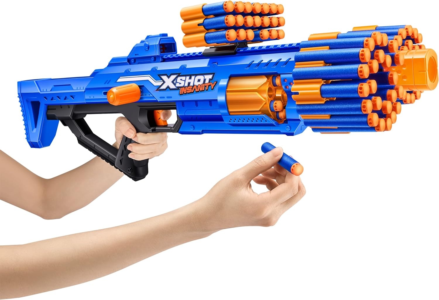 Schaumstoff-Dartblaster mit 84 Darts & 27m Reichweite - bis zu 36% sparen