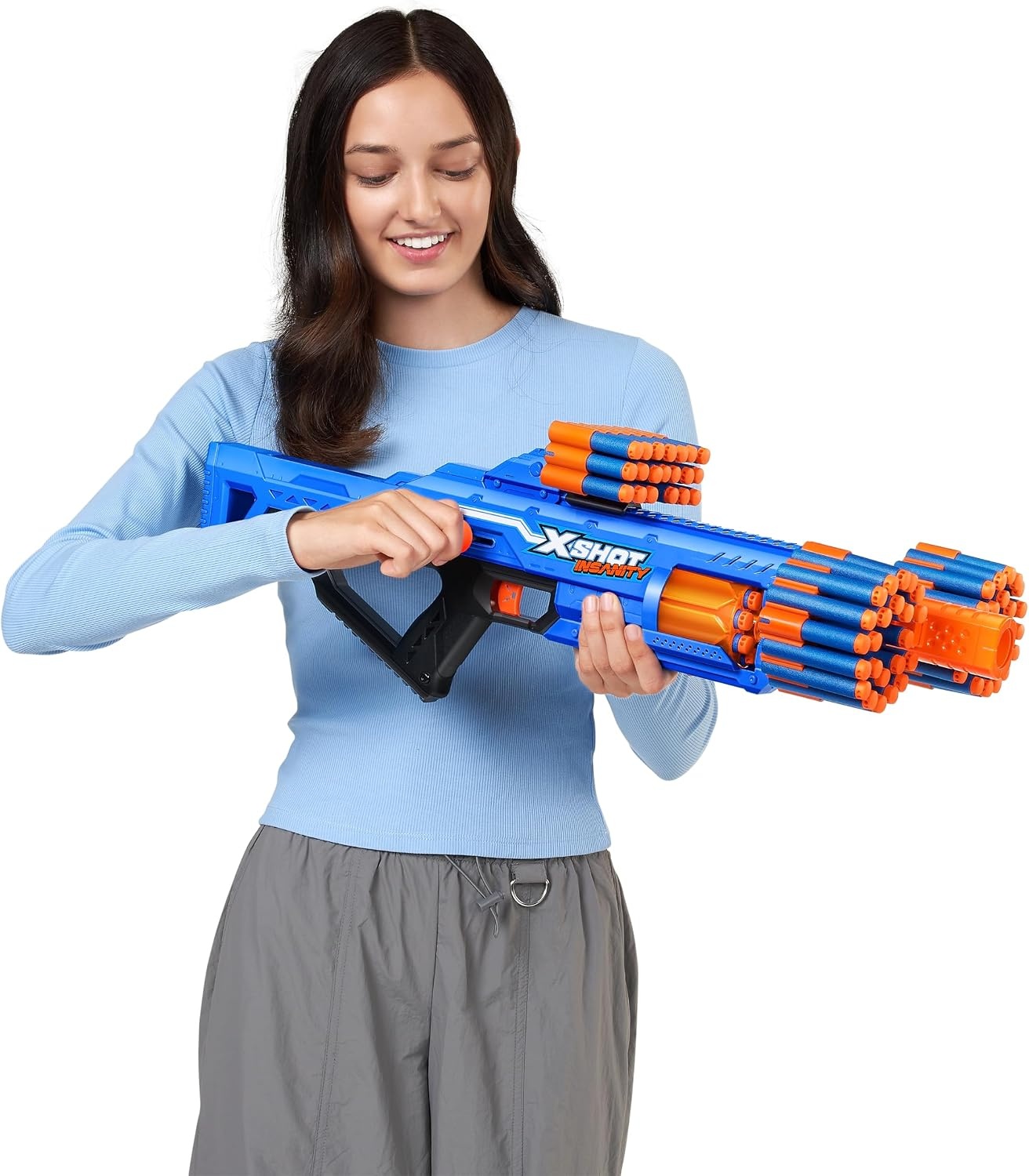 Schaumstoff-Dartblaster mit 84 Darts & 27m Reichweite - bis zu 36% sparen