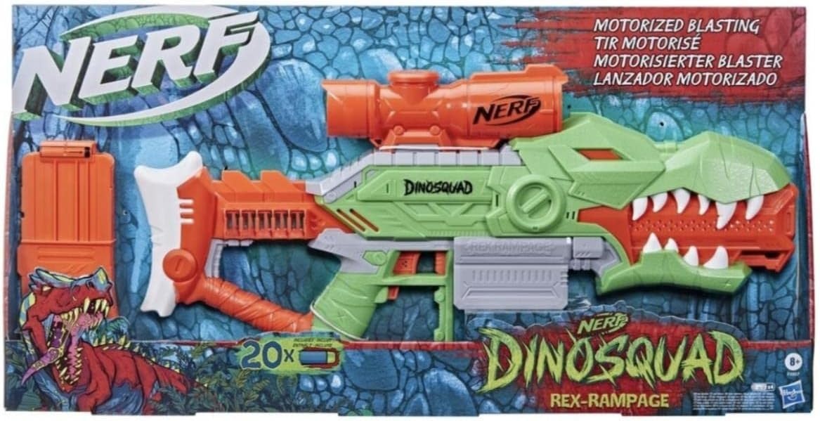 Dino-Blaster mit 10-Dart-Magazin - jetzt bis zu 38% Rabatt sichern