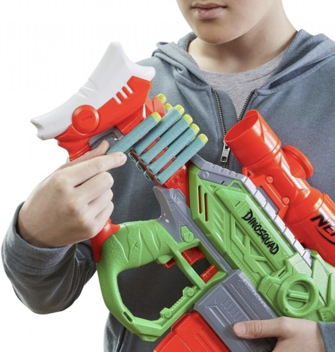 Dino-Blaster mit 10-Dart-Magazin - jetzt bis zu 38% Rabatt sichern