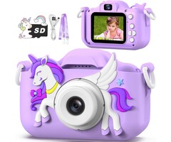 Digitale Kinderkamera Einhorn-Design - 1080P - bis zu 42% Rabatt sparen