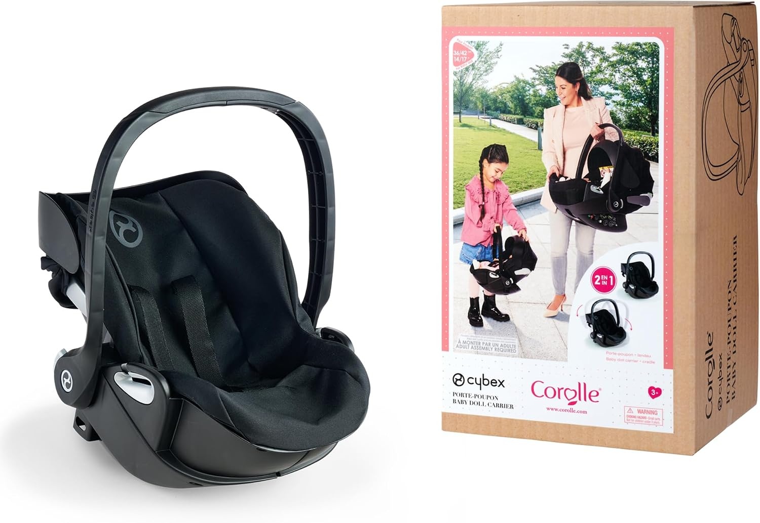 Puppentrage 2-in-1 für 36-42 cm Puppen - Schwarz - bis zu 40% günstiger