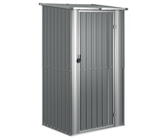 Vidaxl Gartenschrank aus Stahl - Grau, 118,5x209,5 cm - bis zu 41% günstiger