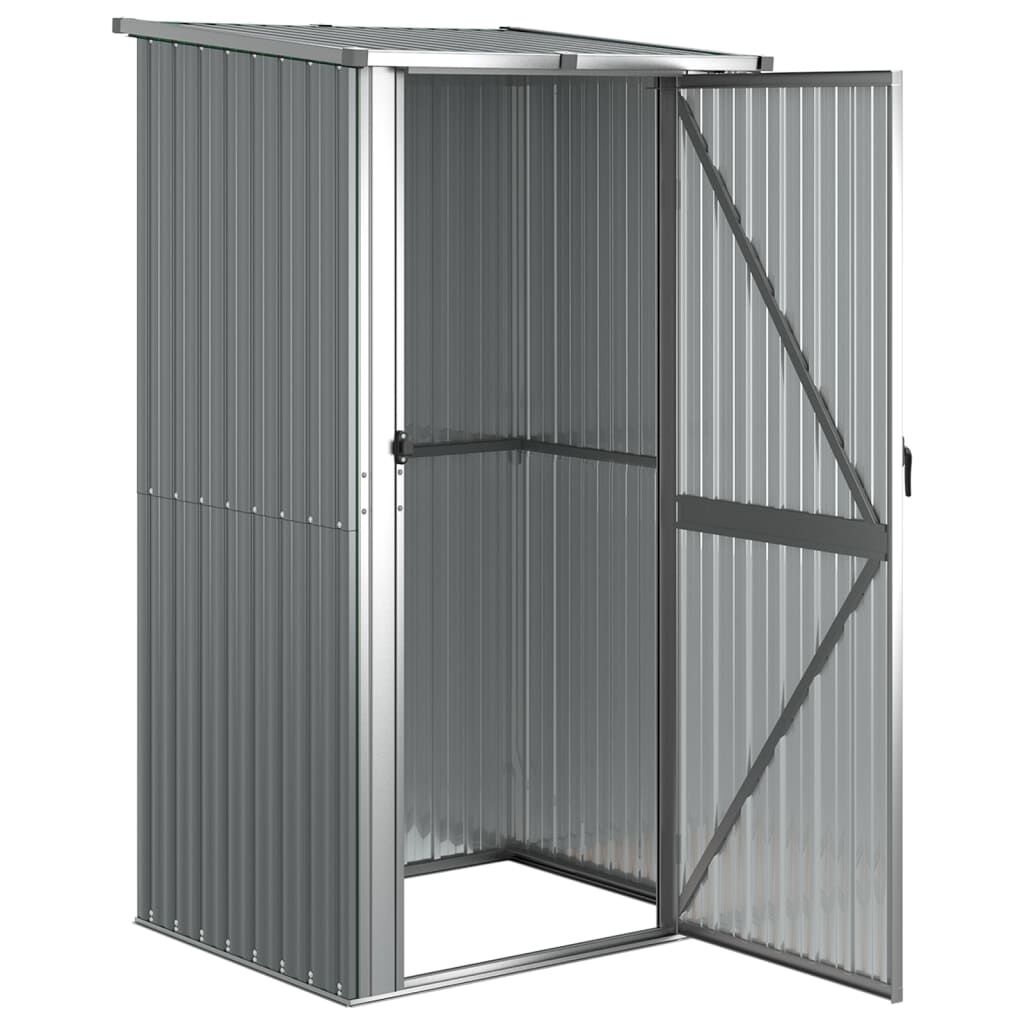 Vidaxl Gartenschrank aus Stahl - Grau, 118,5x209,5 cm - bis zu 41% günstiger