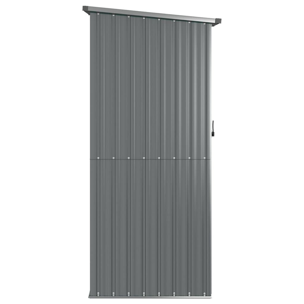 Vidaxl Gartenschrank aus Stahl - Grau, 118,5x209,5 cm - bis zu 41% günstiger