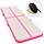 Aufblasbare Airtrack Matte 600x100x10cm - Pink/Grau - bis zu 42% Rabatt