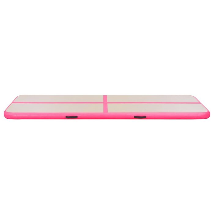 Vidaxl Aufblasbare Airtrack Matte 600x100x10cm - Pink/Grau - bis zu 42% Rabatt