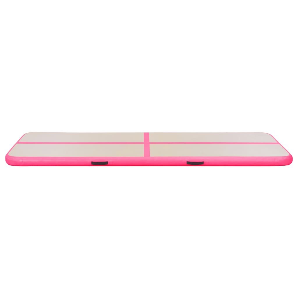 Vidaxl Aufblasbare Airtrack Matte 600x100x10cm - Pink/Grau - bis zu 42% Rabatt