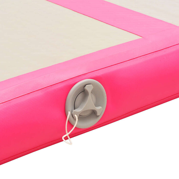 Vidaxl Aufblasbare Airtrack Matte 600x100x10cm - Pink/Grau - bis zu 42% Rabatt