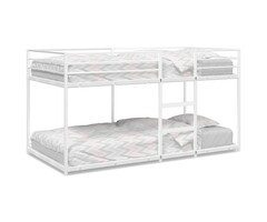 Vidaxl Stabiles Etagenbett 90x200 cm Weiß - Platzsparend & bis zu 41% günstiger
