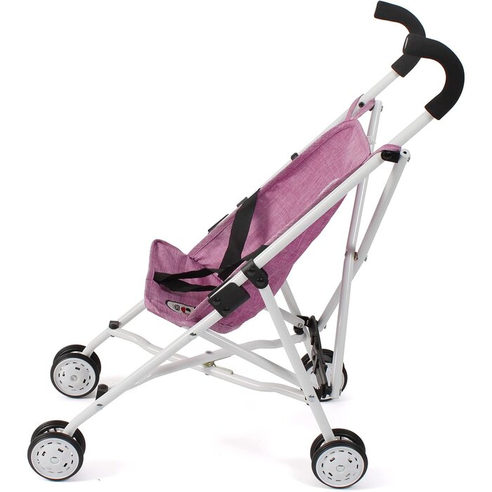 Puppenbuggy in Jeans-Optik Pink - bis zu 36% Rabatt