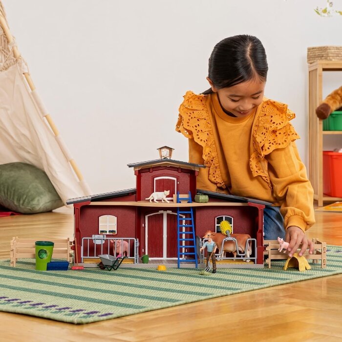 Großes Bauernhof-Spielset für Kinder - bis zu 40% Rabatt