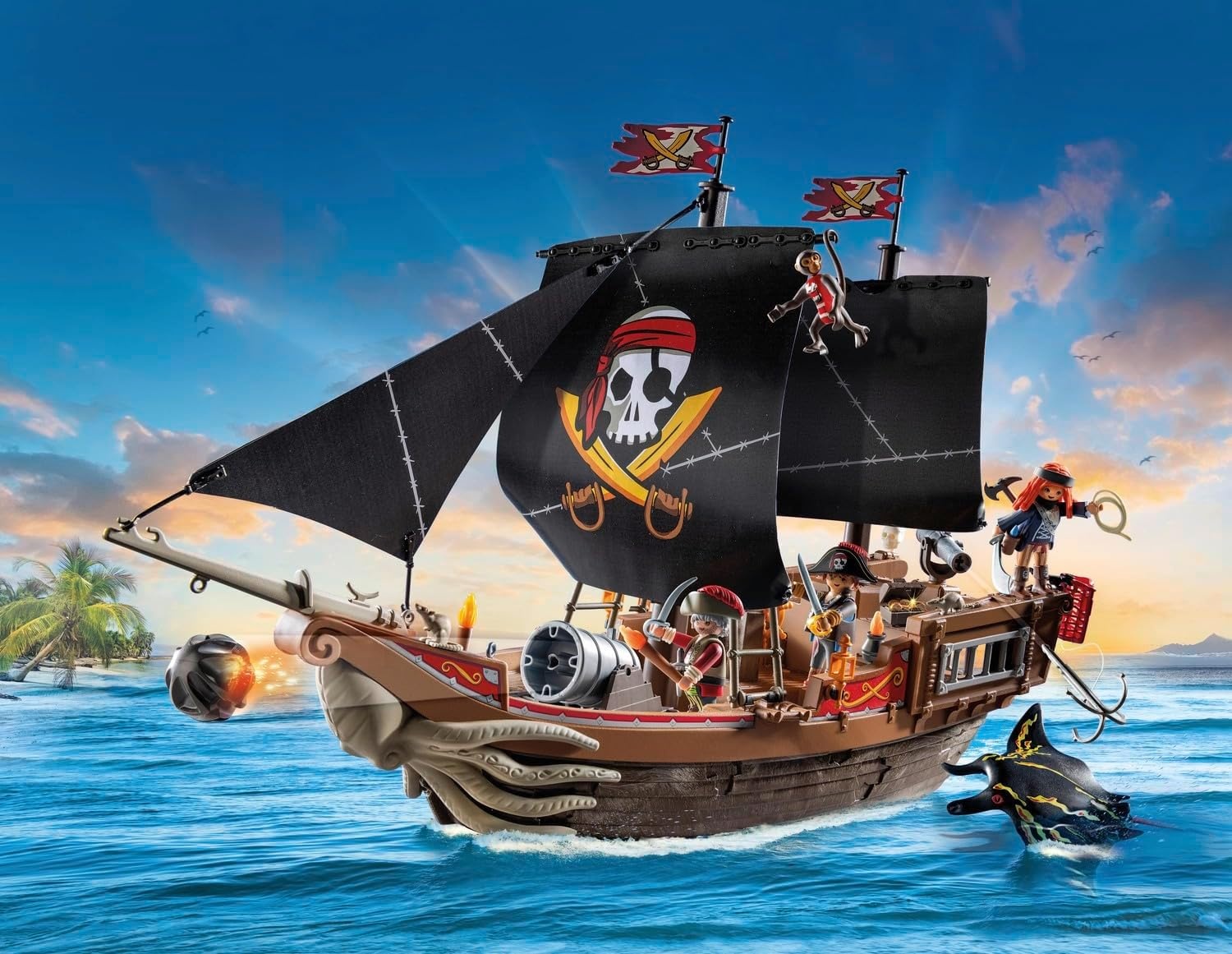 Großes Piratenschiff Spielset: Abenteuer auf hoher See - jetzt bis zu 40% sparen
