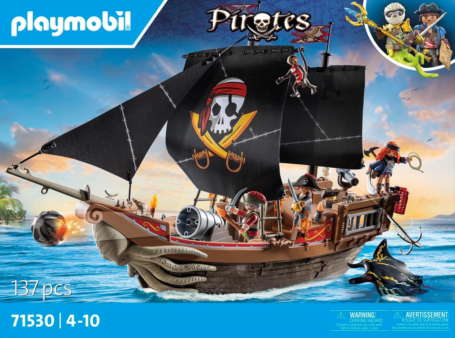 Großes Piratenschiff Spielset: Abenteuer auf hoher See - jetzt bis zu 40% sparen