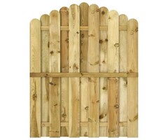Vidaxl Gartentor 100x125 cm Kiefernholz - Rustikaler Bogen - bis zu 39% Rabatt