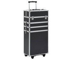 Vidaxl Professioneller Make-up Trolley - Schwarz - bis zu 41% Rabatt!