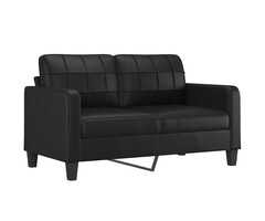 Vidaxl 2-Sitzer Sofa 140 cm in Schwarz - Jetzt bis zu 41% sparen!