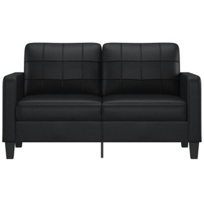 Vidaxl 2-Sitzer Sofa 140 cm in Schwarz - Jetzt bis zu 41% sparen!