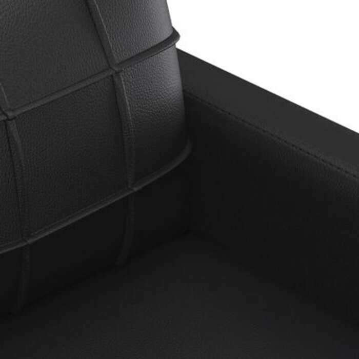 Vidaxl 2-Sitzer Sofa 140 cm in Schwarz - Jetzt bis zu 41% sparen!