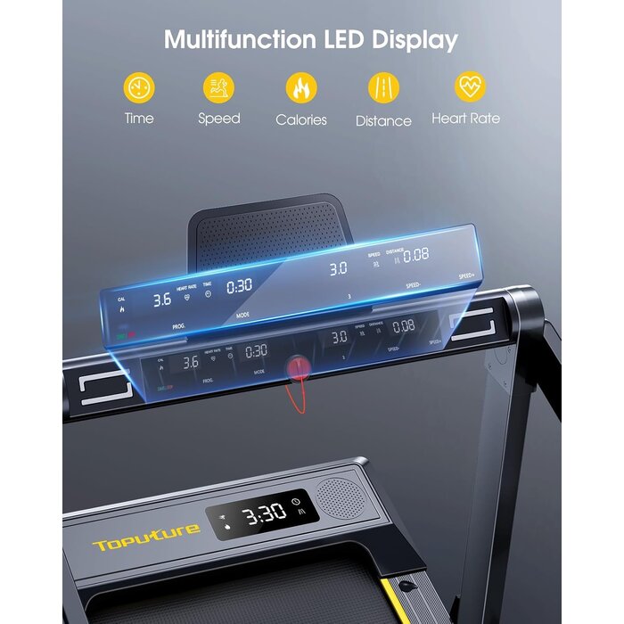 2-in-1 Laufband bis 16 km/h mit LED-Display - Jetzt bis zu 42% sparen!