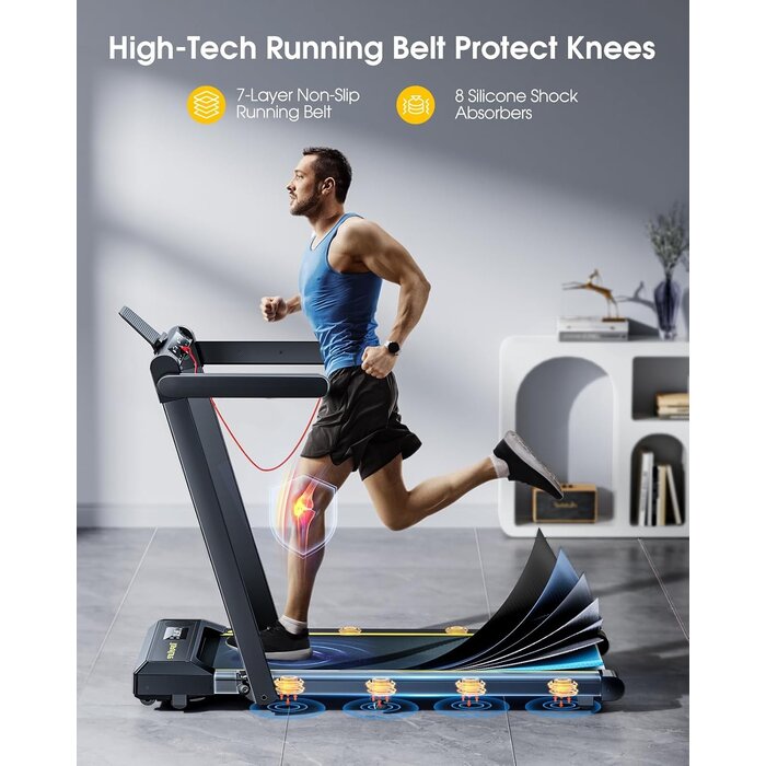 2-in-1 Laufband bis 16 km/h mit LED-Display - Jetzt bis zu 42% sparen!