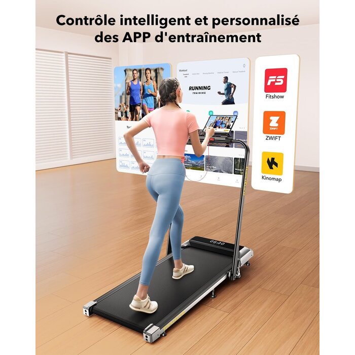 Klappbares Laufband mit Steigung & App - Jetzt bis zu 42% günstiger!