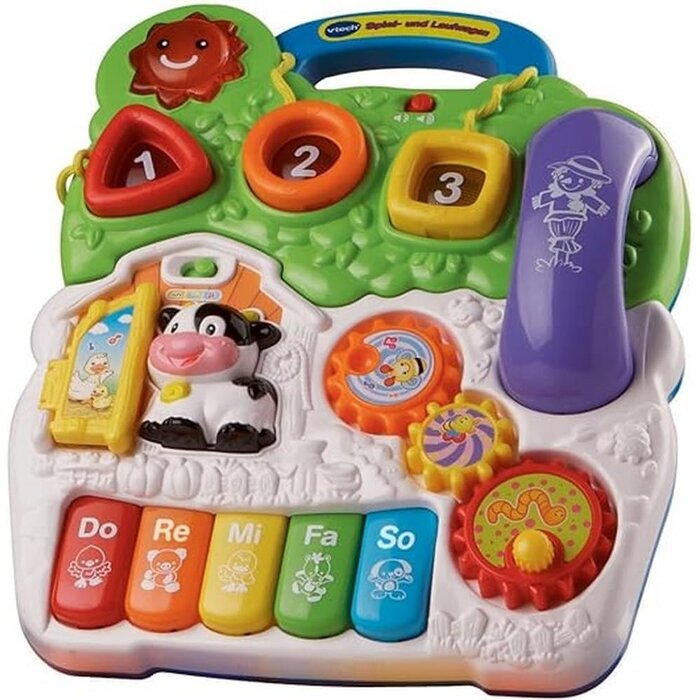 Vtech 2-in-1 Lauflernwagen mit Spielcenter - Bunt - Bis zu 39% Rabatt
