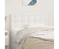 Vidaxl Elegantes Bettkopfteil 80 cm Weiß - Kunstleder - bis zu 45% sparen