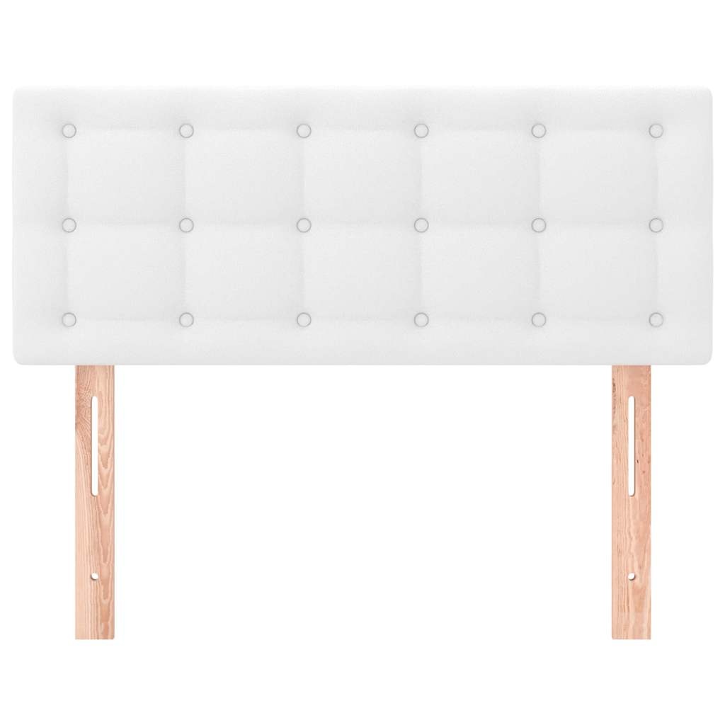 Vidaxl Elegantes Bettkopfteil 80 cm Weiß - Kunstleder - bis zu 45% sparen