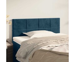 Vidaxl Samt Kopfteil 100x78/88 cm in Dunkelblau - Jetzt bis zu 41% sparen