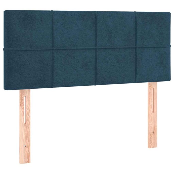 Vidaxl Samt Kopfteil 100x78/88 cm in Dunkelblau - Jetzt bis zu 41% sparen
