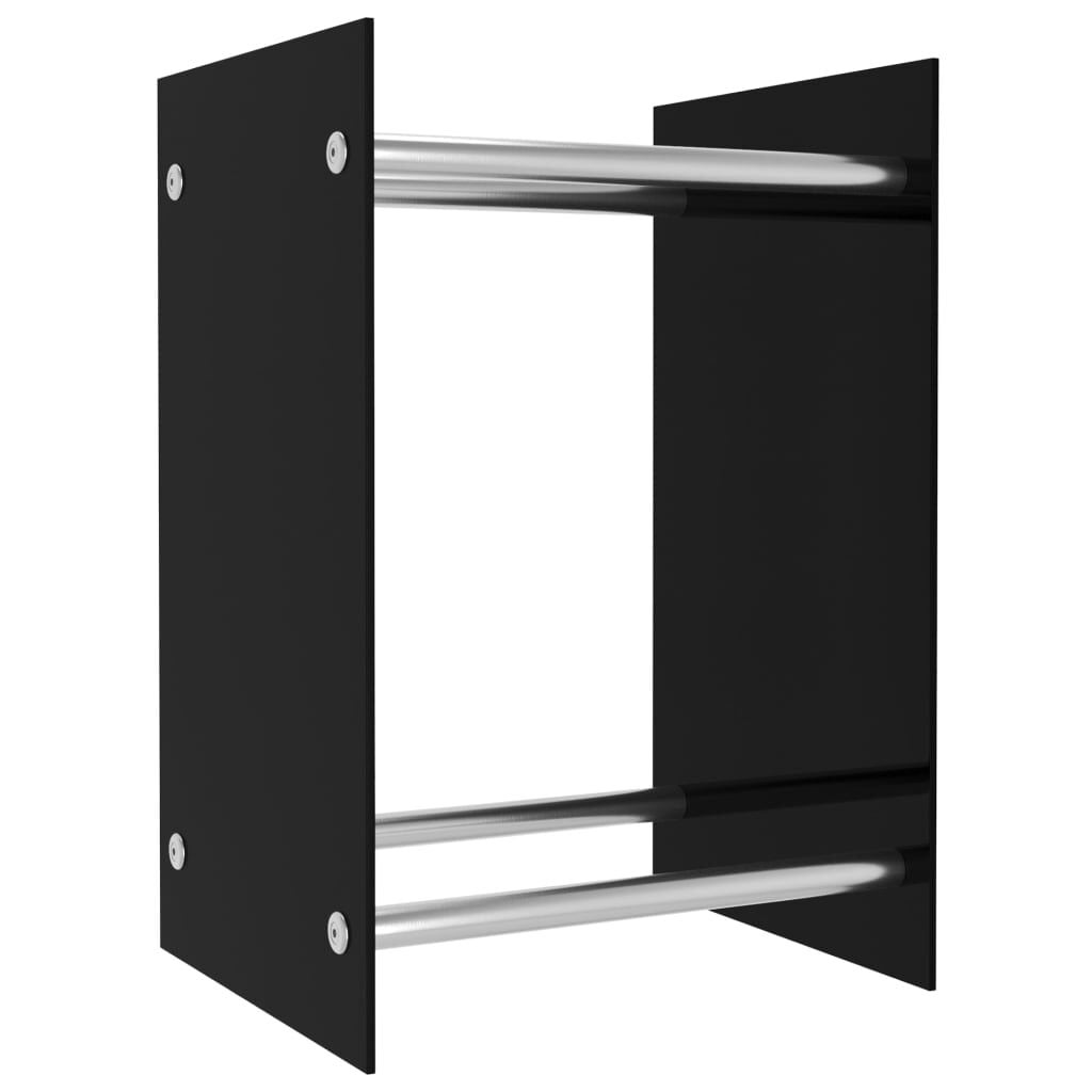 Vidaxl Modernes Kaminholzregal aus Stahl & Glas, 40x60 cm - bis zu 33% reduziert