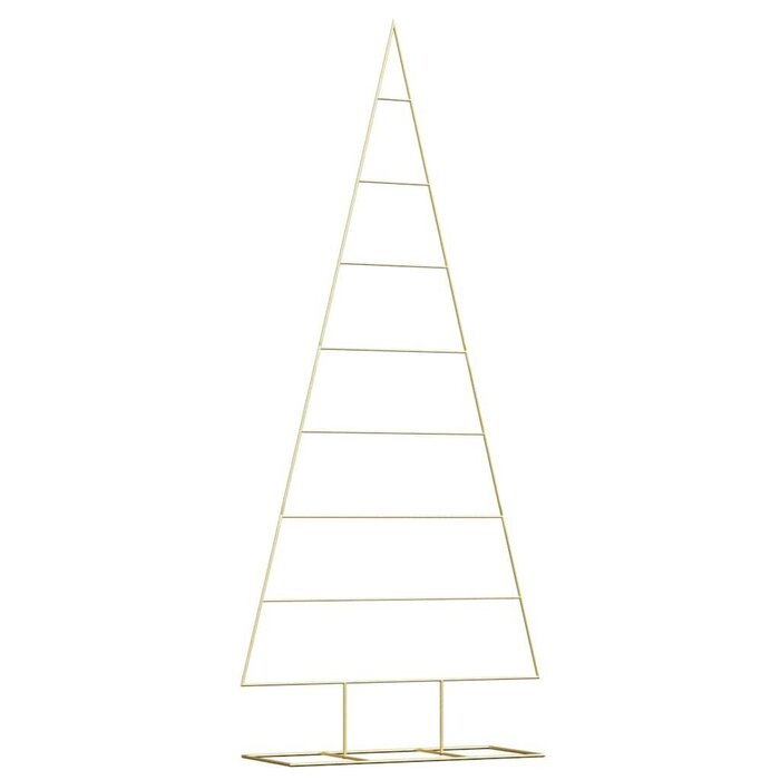 Vidaxl Weihnachtsbaum Deko-Gestell aus Metall 210 cm - Schwarz - bis zu 33% reduziert
