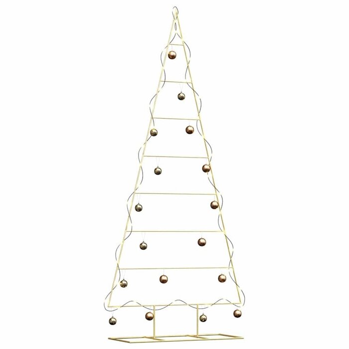 Vidaxl Weihnachtsbaum Deko-Gestell aus Metall 210 cm - Schwarz - bis zu 33% reduziert