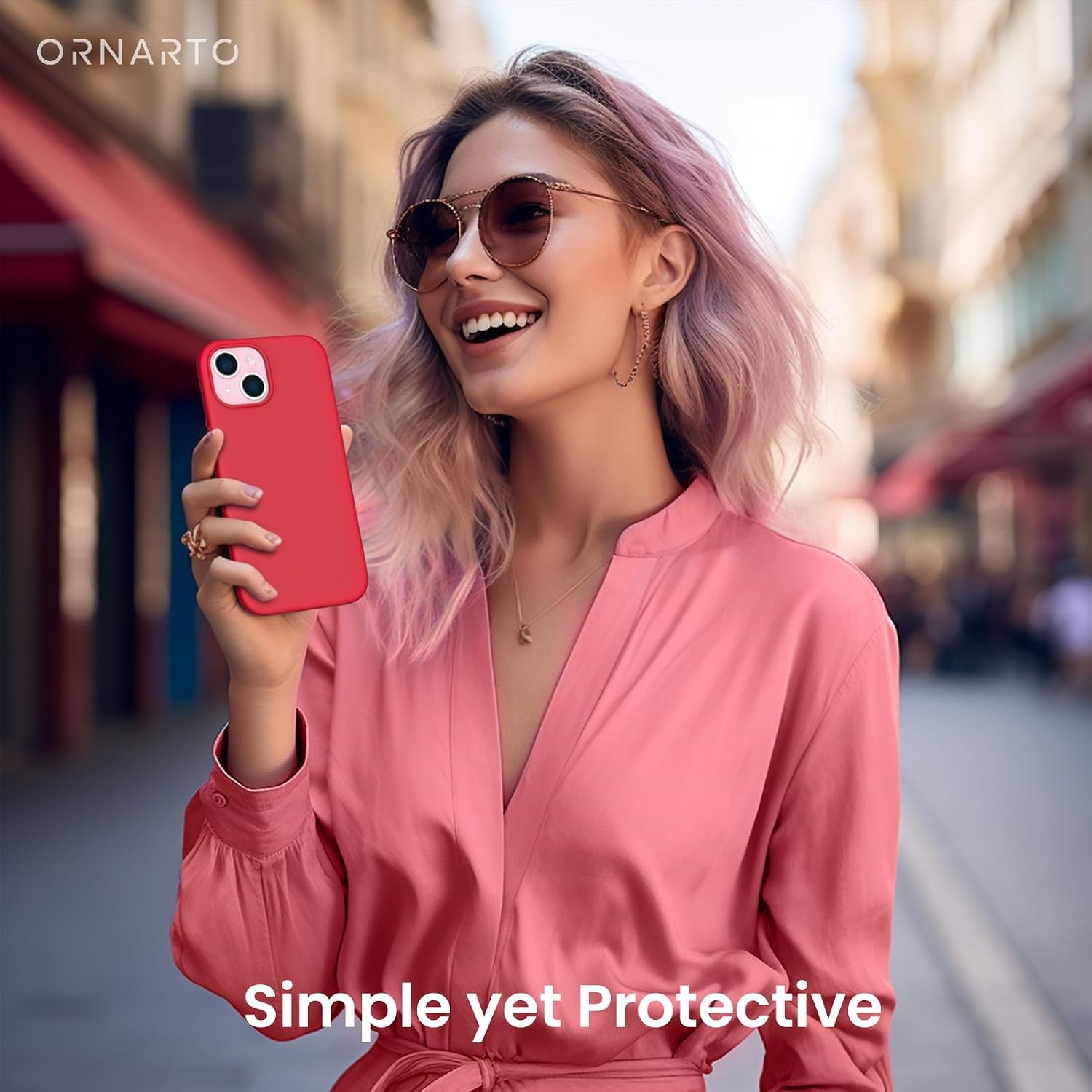 Silikonhülle für iPhone 15 - Rot - Ultradünn & Kratzfest - bis zu 26% Rabatt