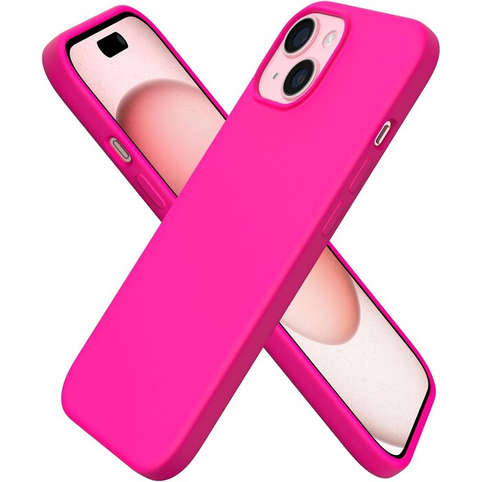 Silikonhülle für iPhone 15 - Rot - Ultradünn & Kratzfest - bis zu 26% Rabatt