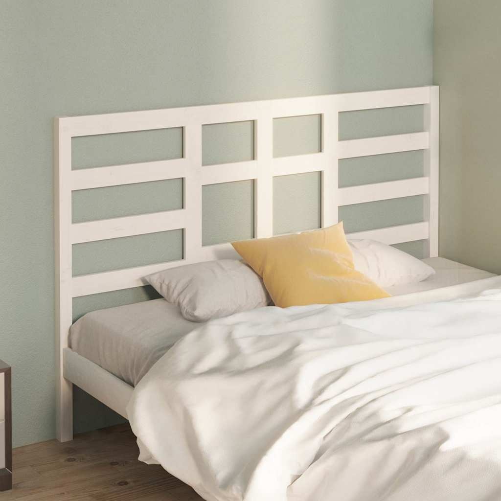 Vidaxl Kopfteil aus massivem Kiefernholz, weiß, 166x104 cm - bis zu 33% reduziert