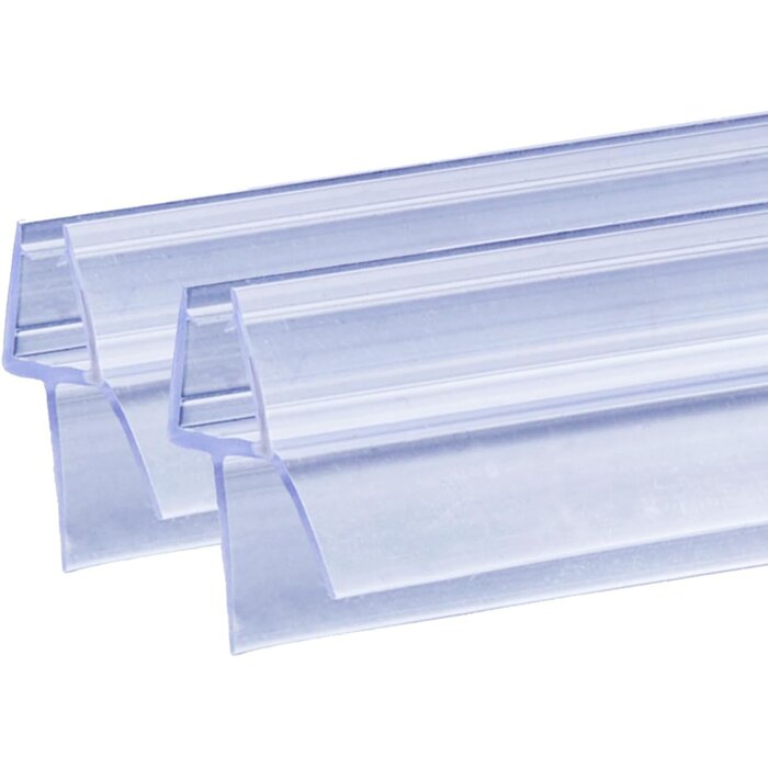 Duschdichtung Z-Profil für 4-6 mm Glas, 2x 80 cm, Transparent - bis zu 27% sparen