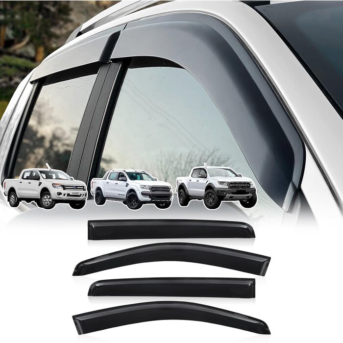Windabweiser Set für Ford Ranger Doppelkabine 2012-2022 - bis zu 29% reduziert
